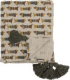 Bloomingville Mini - Charlie Plaid - Bomuld - 160X130 Cm