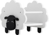 Bloomingville Mini - Dolly Bogreol Til Børn - Får - Hvid - Mdf