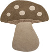 Bloomingville Mini - Mushroom Gulvtæppe Til Børn - Brun - Uld