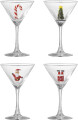 Bloomingville - Misa Julecocktailglas - Klar - Glas - 170 Ml - 4 Stk