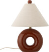 Bloomingville - Panja Bordlampe - Rød - H 42 Cm - Keramik