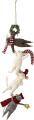 Bloomingville - Peo Juleornament - Hvid - Uld - H 40 Cm