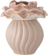 Bloomingville - Petalia Vase - Rosa - Stentøj Keramik - H 17 Cm