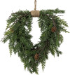 Bloomingville - Pine Deko - Kunstig Grankrans - Grøn - L 40 5 Cm