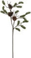 Bloomingville - Pine Stilk Kunstig Grangren Med Kogler - 73 Cm