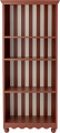Bloomingville Bogreol - Sasha - Rød - Mdf - 66X151 5X32 Cm