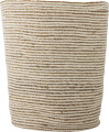 Bloomingville - Selena Kurv - Hvid - Jute