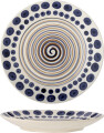Bloomingville - Shama Tallerken - Orange - Stentøj - Ø 27 Cm