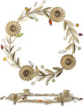 Bloomingville - Shankar Adventsstage - Guld Farve - Jern