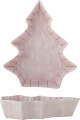 Bloomingville - Shirly Jule Serveringsfad - Rosa - Stentøj Keramik