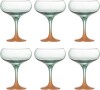 Bloomingville - Signe Cocktailglas - Multifarvet - 6 Stk