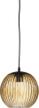 Bloomingville - Sybia Pendel Lampe - Brun - Glas - Ø 23 Cm