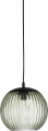 Bloomingville - Sybia Pendel Lampe - Grøn - Glas - Ø 23 Cm