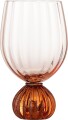 Bloomingville - Taurin Vinglas Med Riller - Rosa - Mundblæst - 45 Cl