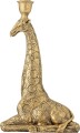 Creative Collection - Twiga Lysestage - Guld - Polyresin