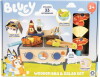 Bluey - Bbq And Salat Set - Grill Legetøj I Træ - 34 Dele