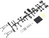 Body Accessories Set Black - Hp85529 - Hpi Racing
