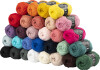 Bomuldsgarn - Nr 84 - L 170 M - Assorterede Farver - 30X50 G