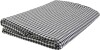 Bomuldsstof - Tern 4X4 Mm - B 145 Cm - Sort - Hvid - 5 M