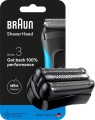 Braun - Series 3 Elektrisk Barbermaskine Originalt Reservehoved 21B - Black