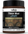 Vallejo - Thick Mud - Brown 200 Ml