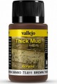 Vallejo - Thick Mud - Brown 40 Ml