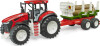 Bruder - Roadmax Tractor With Forwarding Trailer And 3 Tree Trunks 03453
