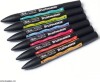 Winsor Newton - Brushmarker Tusser - Mellem Toner - 6 Farver