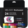 Winsor Newton - Brushmarker Tusser Sæt - 24 Farver