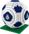 Brxlz - 3D Football - Byggesæt - 696 Klodser - Real Madrid