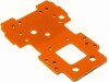 Bulkhead Lower Plate 25Mm Orange - Hp105892 - Hpi Racing