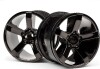 Bullet Mt Wheels Black Chrome Pr - Hp101309 - Hpi Racing