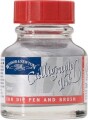 Winsor Newton - Calligraphy Ink - Blæk - Sølv Metallisk 30 Ml