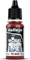 Vallejo - Model Color - Carmine Red Mat - 17-18 Ml - 70908