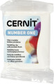 Cernit - Ler - Number One - Uigennemsigtig Hvid - 027 - 56 G
