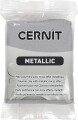 Cernit - Ler - Metallic - Sølv - 080 - 56 G