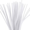 Chenille - L 30 Cm - Tykkelse 4 Mm - Hvid - 50 Stk