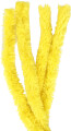 Chenille - L 40 Cm - Tykkelse 30 Mm - Gul - 4 Stk