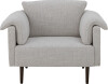 Bloomingville - Chesham Loungestol - Hvid - Polyester