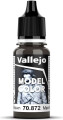 Vallejo - Model Color - Chocolate Brown Mat - 17-18 Ml - 70872