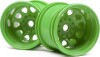 Classic King Wheel Green 22In2Pcs - Hp120039 - Hpi Racing