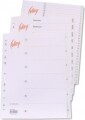 College Register A4 A-Å - Hvid Pp
