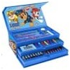 Coloring Case - Paw Patrol - Set 52Pcs In Paper Toolbox With Handle