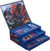 Coloring Case - Spiderman - Set 52Pcs In Paper Toolbox With Handle