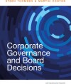 Corporate Governance And Board Decisions - 
