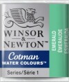 Winsor Newton - Cotman Watercolour - 12 Pan - Smaragd Grøn
