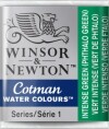 Winsor Newton - Cotman Watercolour - 12 Pan - Intens Grøn