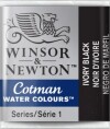 Winsor Newton - Cotman Watercolour - 12 Pan - Elfenben Sort