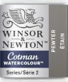 Winsor Newton - Cotman Watercolour - 12 Pan - Tin Grå