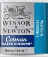 Winsor Newton - Cotman Watercolour - 12 Pan - Turkisblå